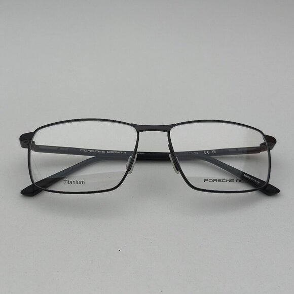 🕶️Made in Italy! Porsche Design P8766 Black Eyeglasses 56/16 140 /EUM102🕶️ - Picture 7 of 11